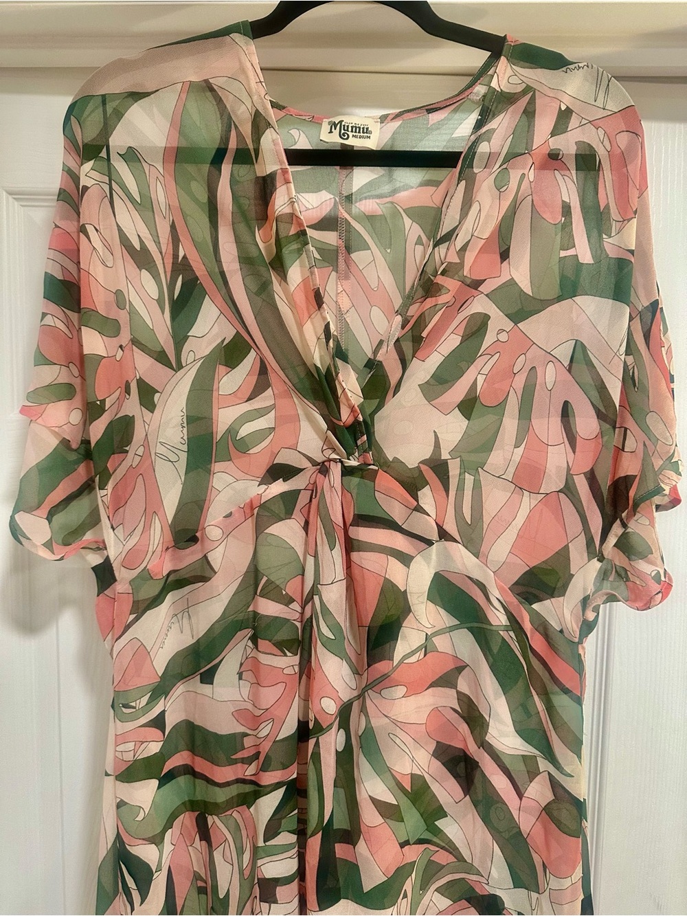 Show Me Your Mumu - Tropical Print Tie-Front Women's Cover Up / Dress